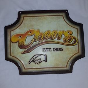 Cheers metal wall art decoration